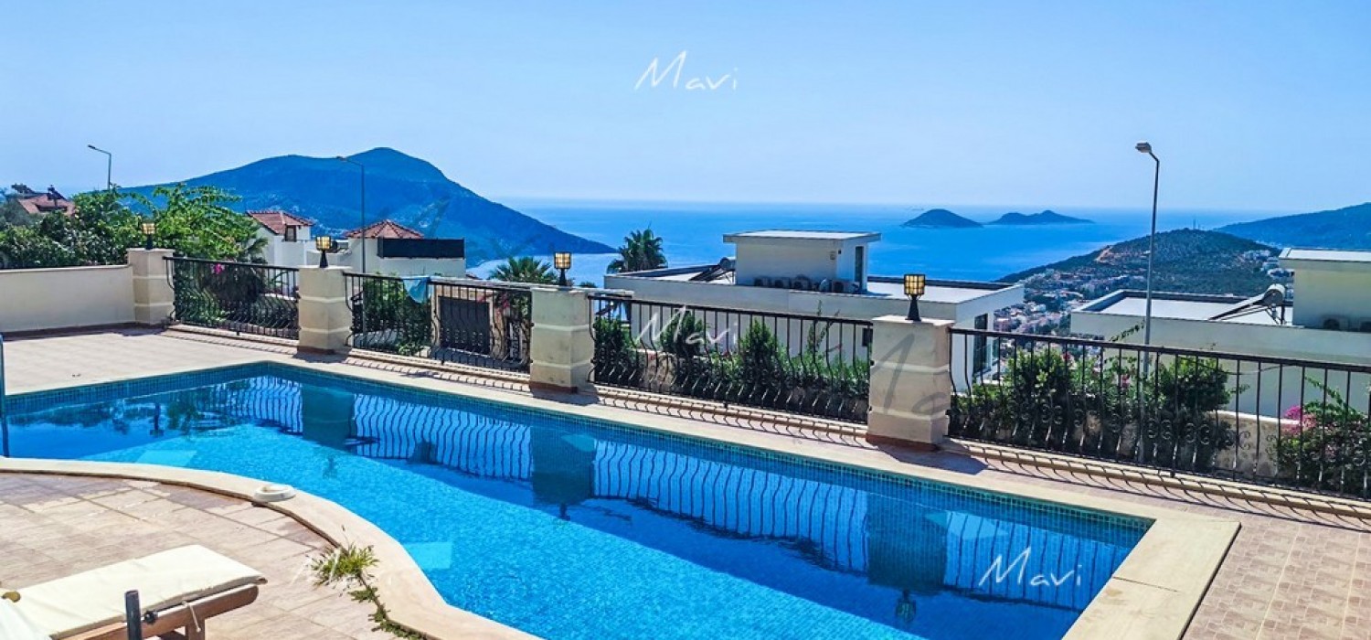 Two Bedroom Two Bathroom Kalkan apartment with seaviews for sale , DA970