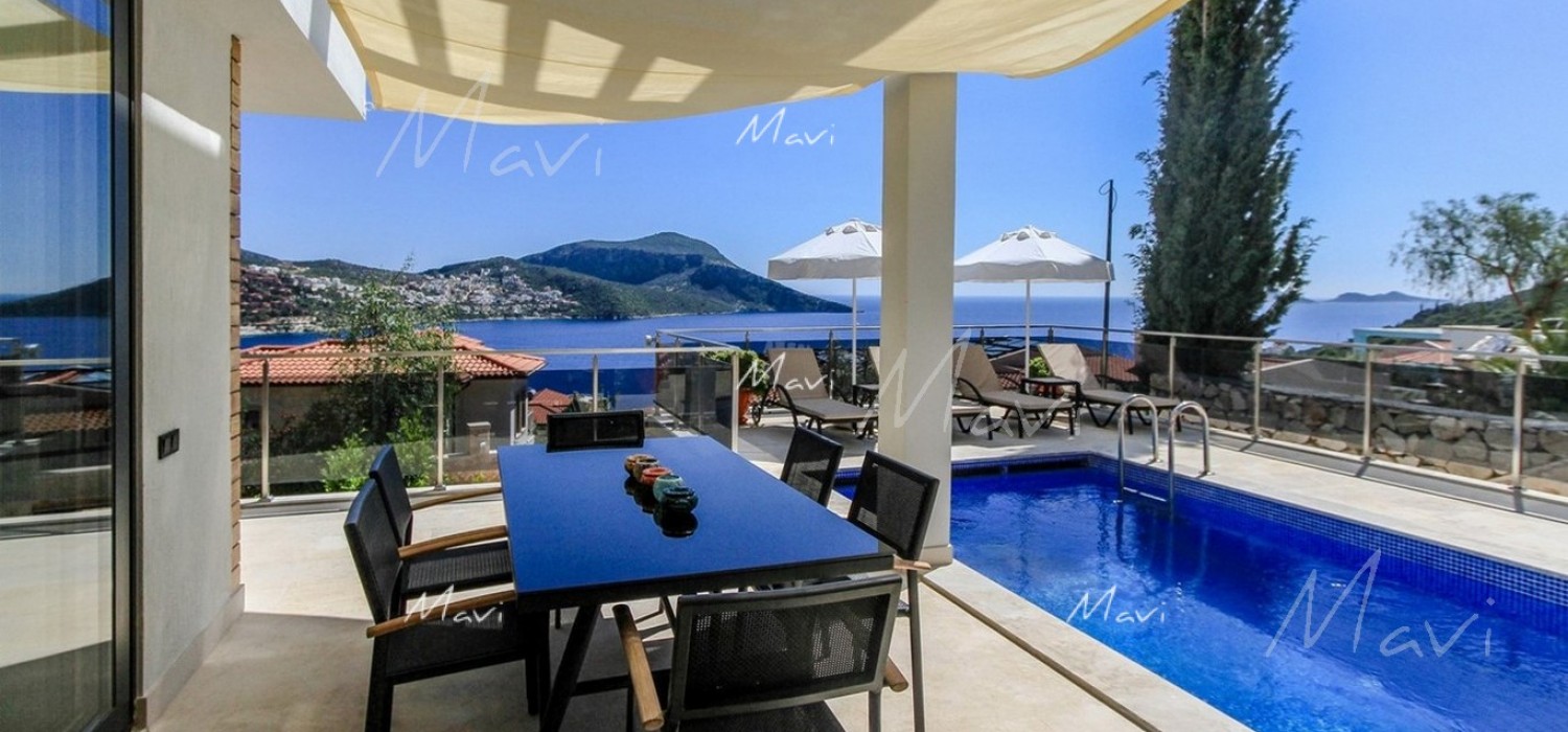 Luxury Three Bedroom Apartment with Private pool in Kalkan, DA906